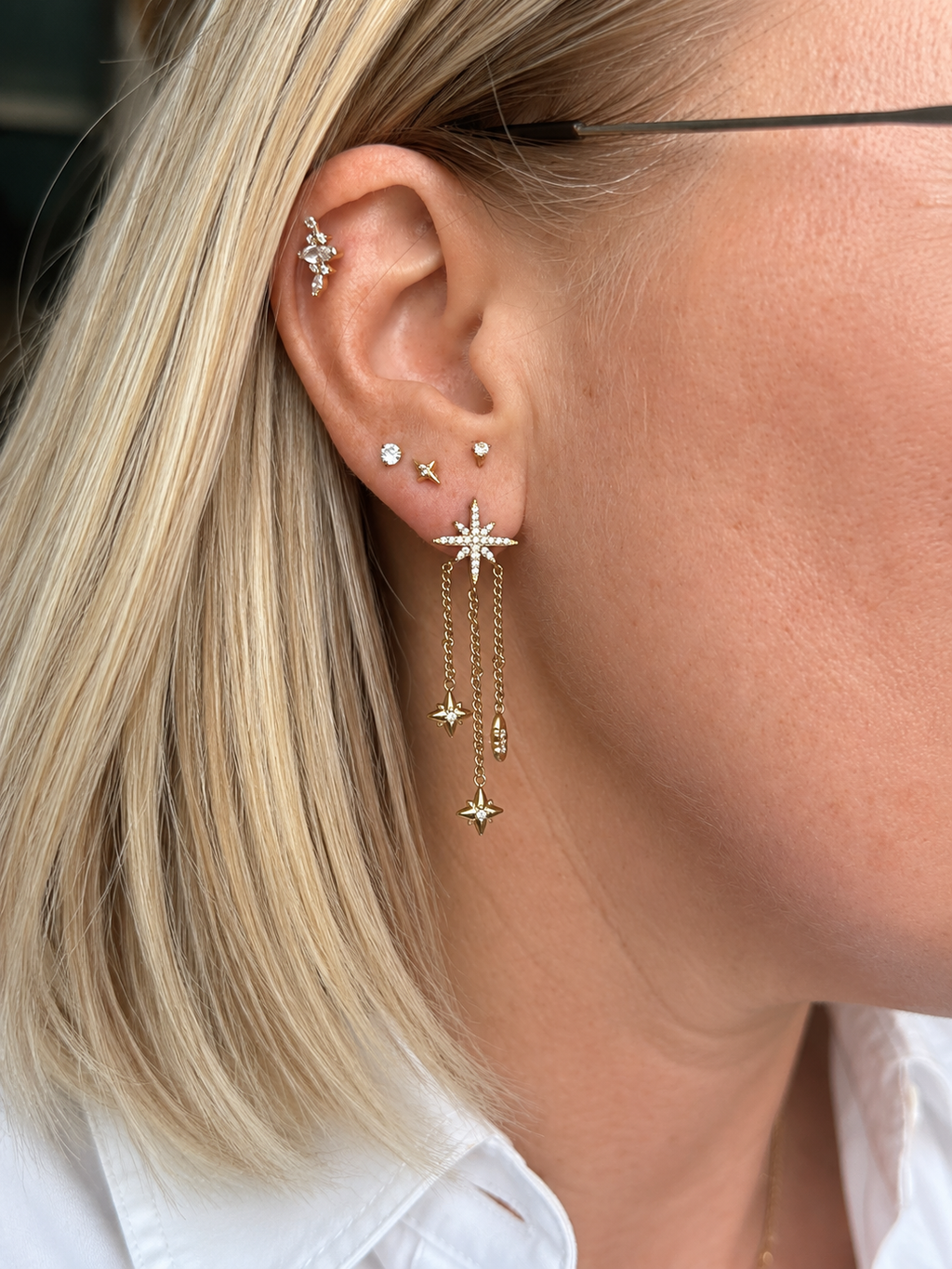 Boucles d'oreilles STAR